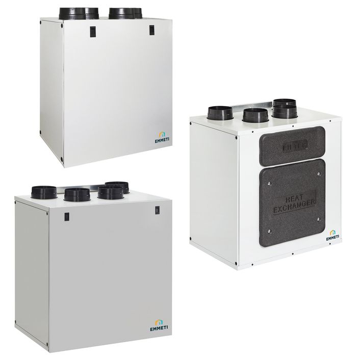 Ventilație cu recuperare de căldură Unități și montaj