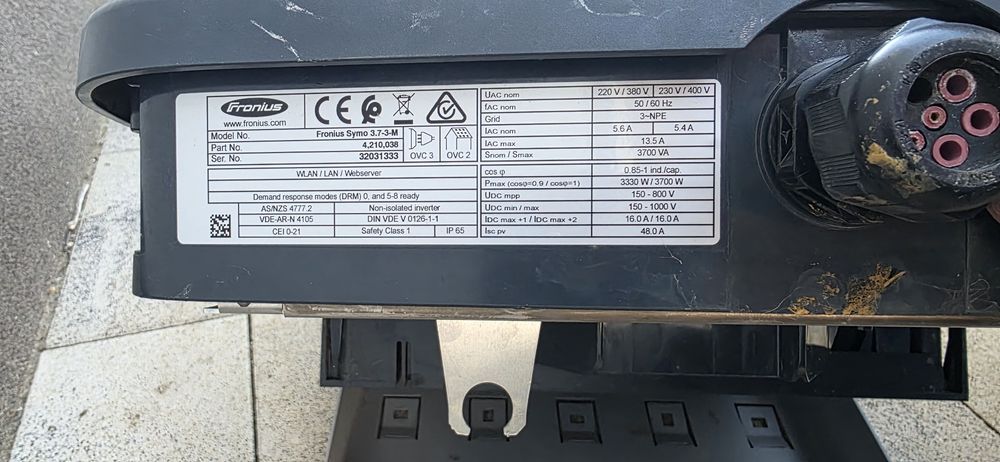 Invertor Fronius Symo 3.7-3-m trifazat wireless