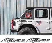 Планина стикер Mountain стикер off road стикер Jeep Wrangler Ford