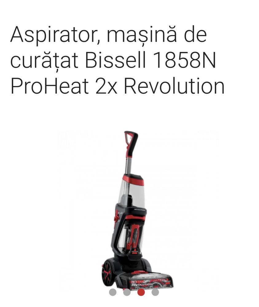 Aspirator, mașină de curățat Bissell 1858N ProHeat 2x Revolution