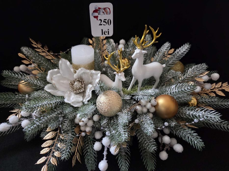 Aranjamente de masa si decoratiuni de Craciun