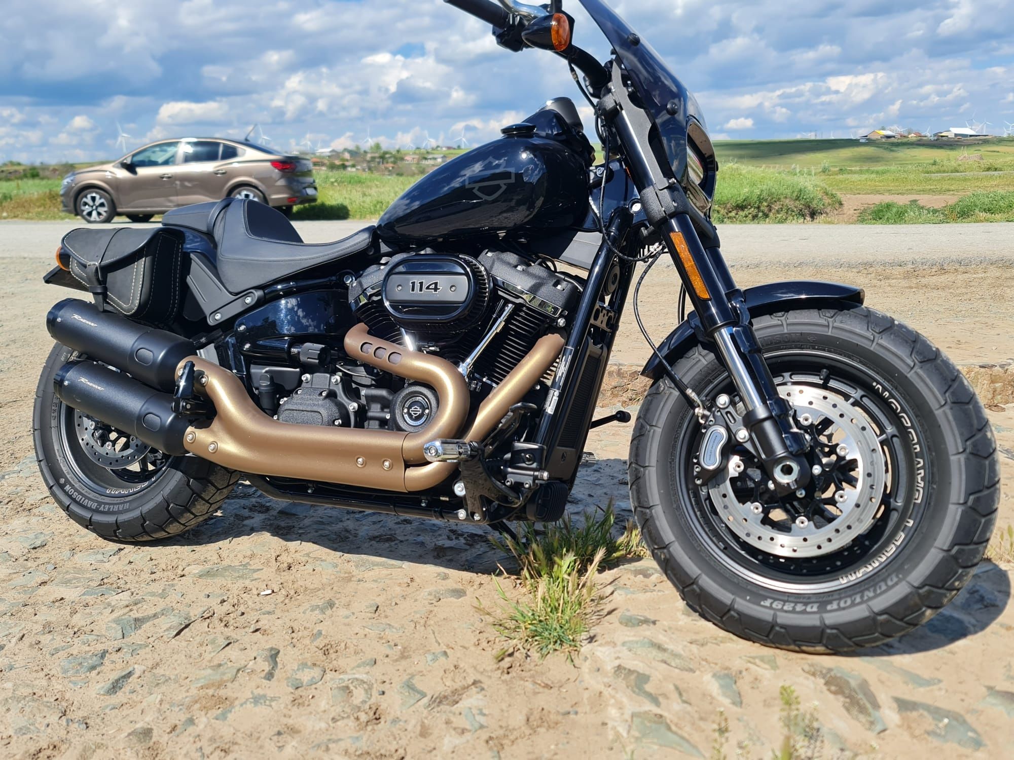 Harley Davidson Fat Bob 114 variante schimb studio Constanța.