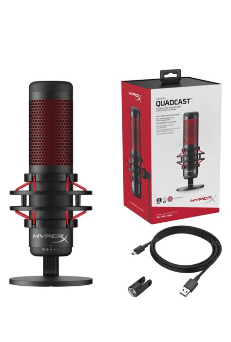 Микрофон HyperX Quadcast черный