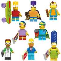 Set 8 Minifigurine tip Lego Familia Simpsons