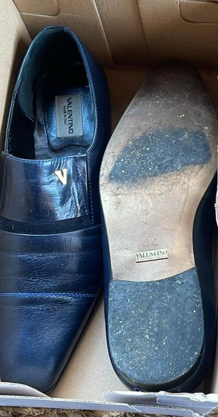 Pantofi barbati Valentino bleumarine din piele nr 44