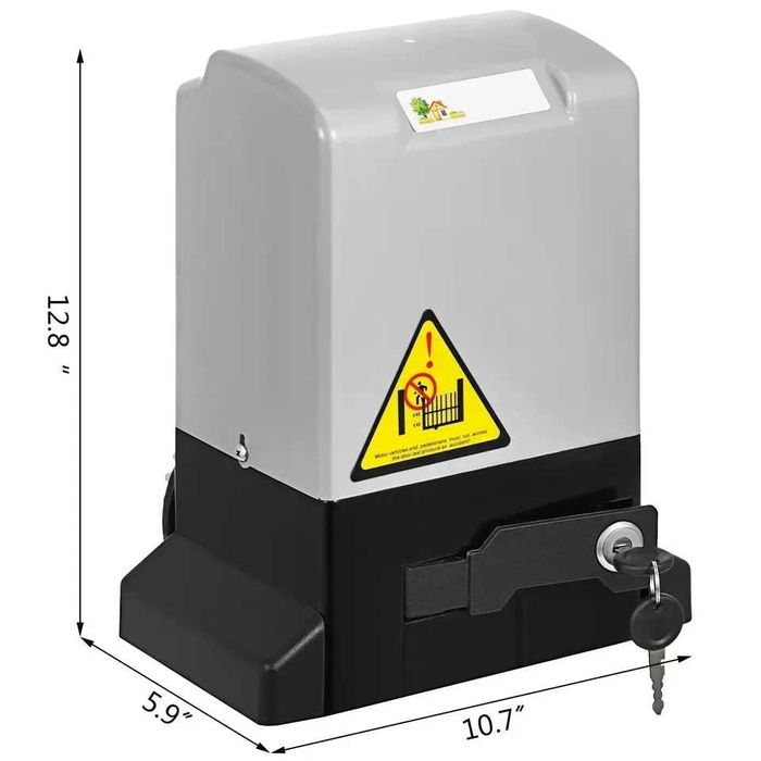 Kit automatzare poarta culisanta 600k + lampa avertizare