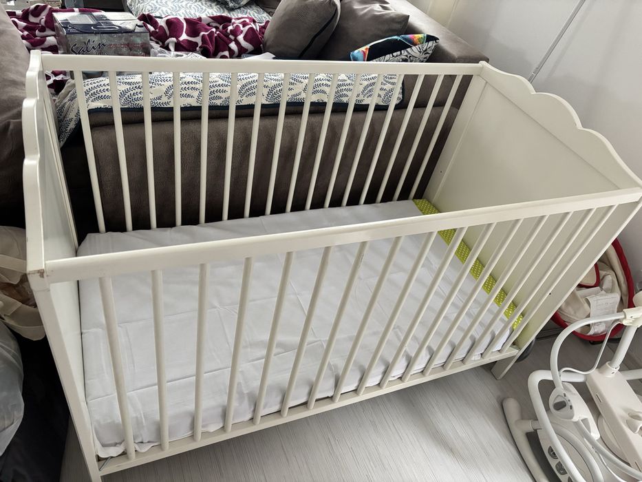 Patut copii Ikea cu saltea de cocos