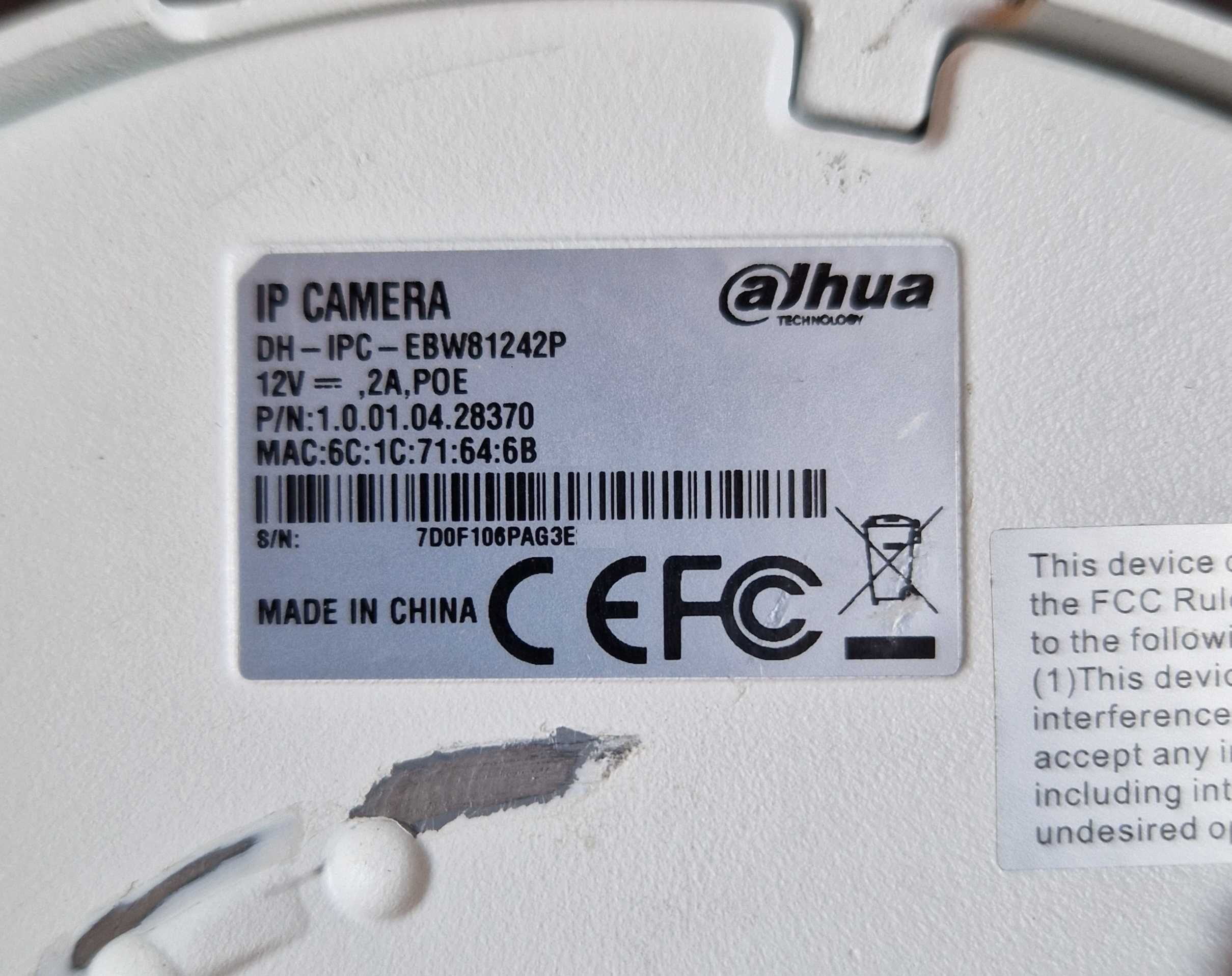 Dahua DH-IPC-EBW81242-AS-S2