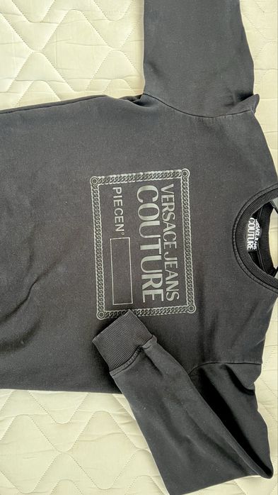 Мъжка черна блуза Versace Jeans Couture, L размер, като нова