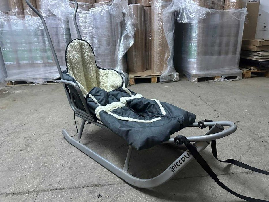 Saniuta Metalica Adbor Piccolino cu sac, Gri