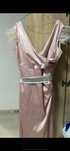 Rochie satin roz