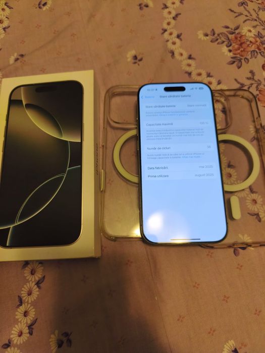 Vand iphone 16 pro de 128 gb