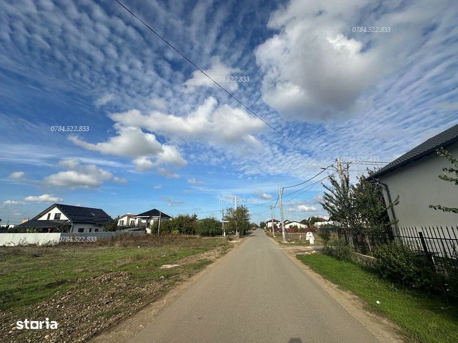 De vanzare teren dubla deschidere in comuna Berceni Ilfov