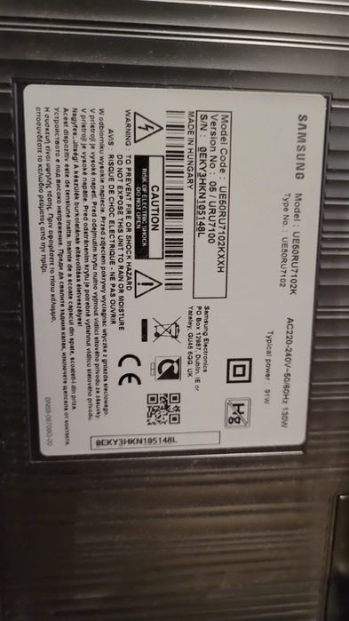 Piese TV defect Samsung UE50RU7102K