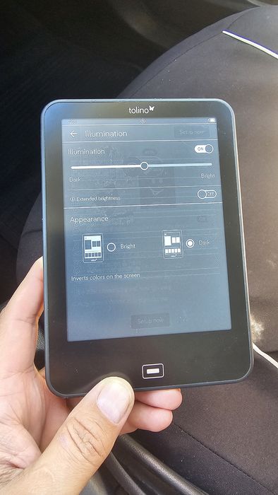 Ebook reader Tolino Vision 3HD, dark mode, ,  5000 cărți