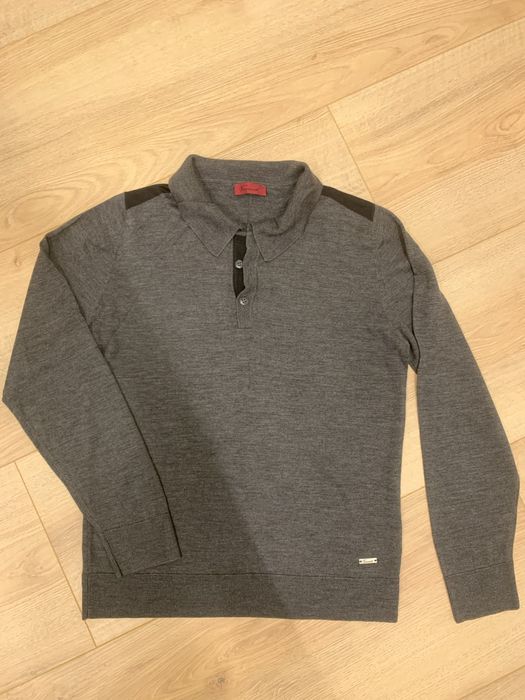 Поло с воротом мужское