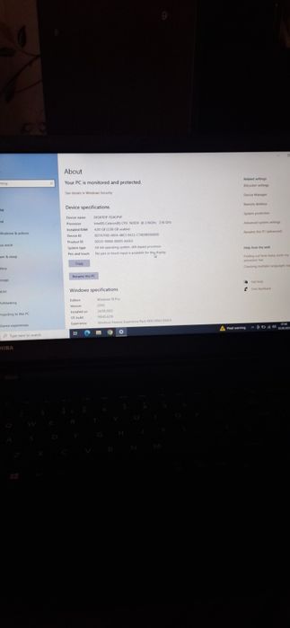 Laptop Toshiba Satelitte C55