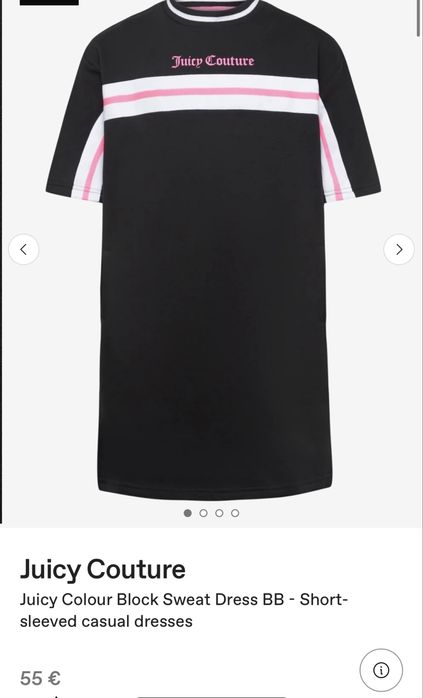 Черна рокля Juicy Couture