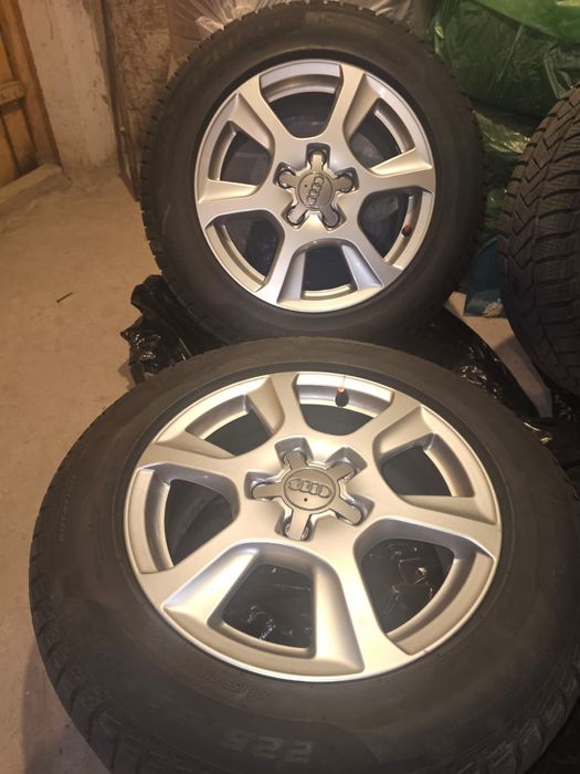 Roți de iarnă pe 16 pentru audi a4 b8.