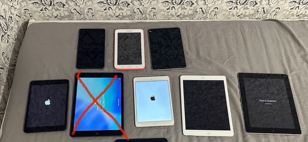 Lot 7 tablete pentru piese IPAD, Samsung, Lenovo