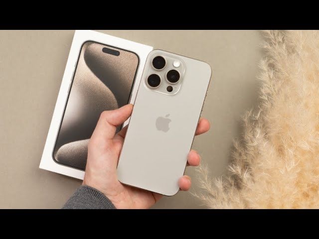 iPhone 15 Pro Max 256GB Natural Titanium - как новый, идеальное