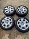 Jante aluminiu 5×112 Audi cu cauciucuri M +S205/55/16 Continental  202