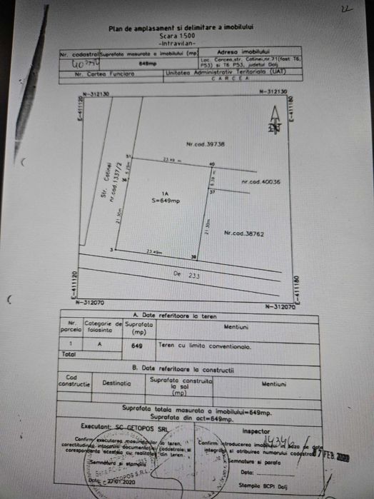 Teren intravilan AEROPORT - METRO. Utilitati, iluminat public!