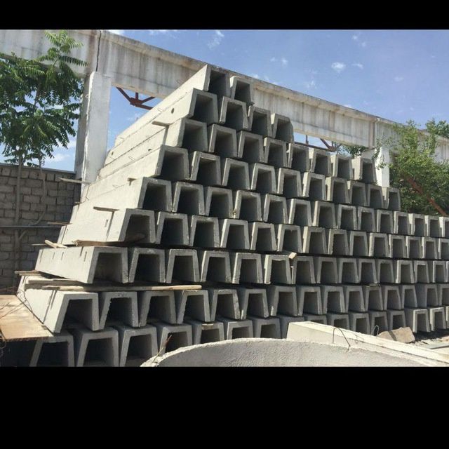 Латок, лоток 5 метр бетонный жби