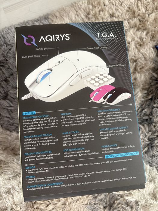 mouse aqiris tga folosit de cateva ori
