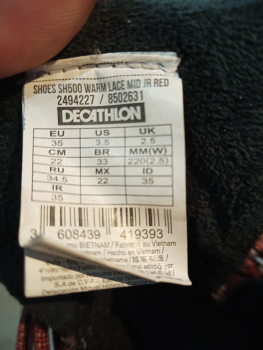 Bocanci de munte Quechua Decathlon nr 35