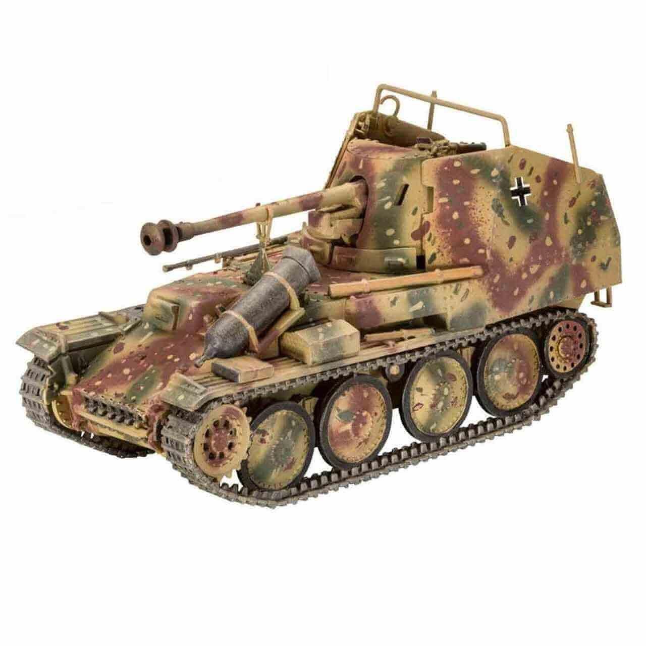 Marder iii немски унищожител на танкове, сглобяем модел
