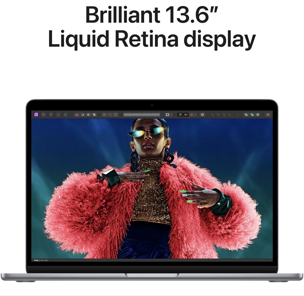 НОВ!!! Лаптоп Apple MacBook Air 13”, Apple M3, 8GB RAM, 512GB,Space Gr