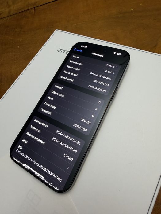 Iphone 16 Pro Max 256GB