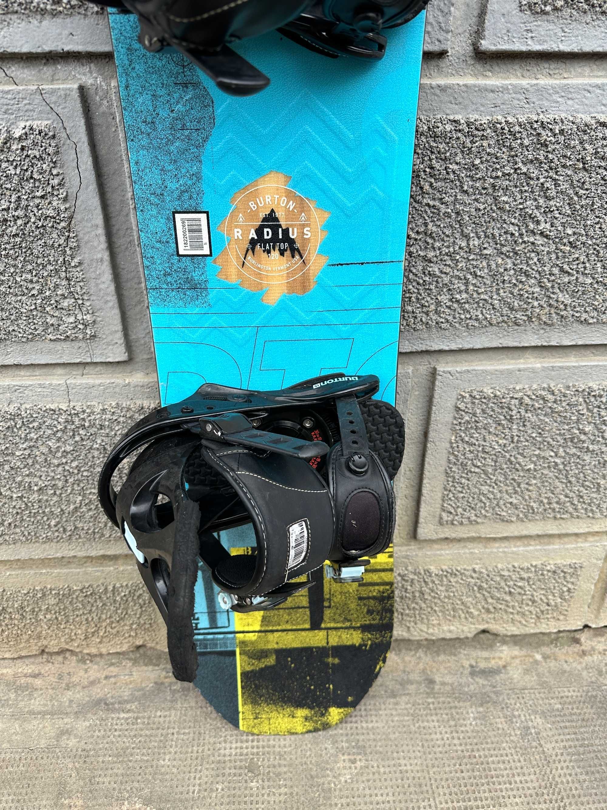 placa snowboard burton radius L120cm