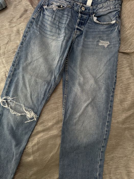 Джинсы рванки Denim