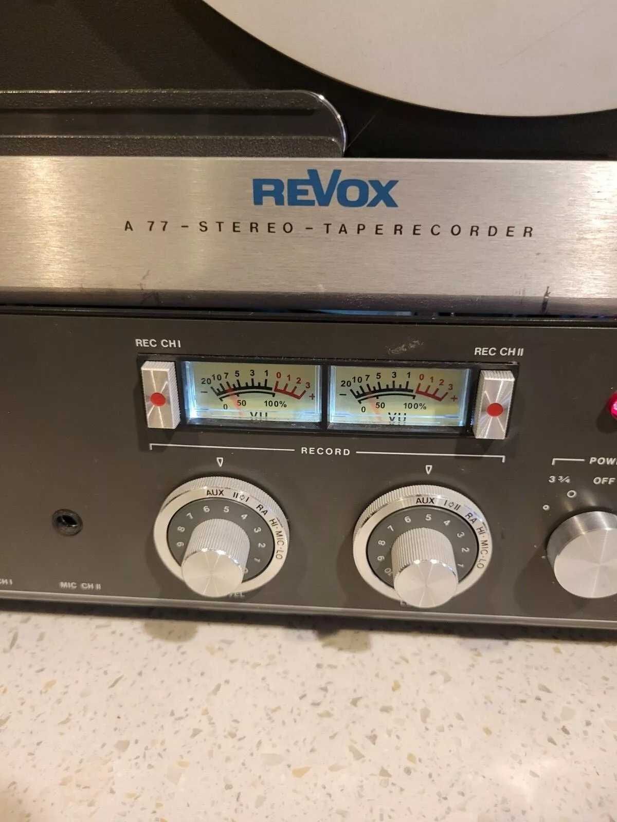 Vu Metre - REVOX A-77 Magnetofon VU-Meter