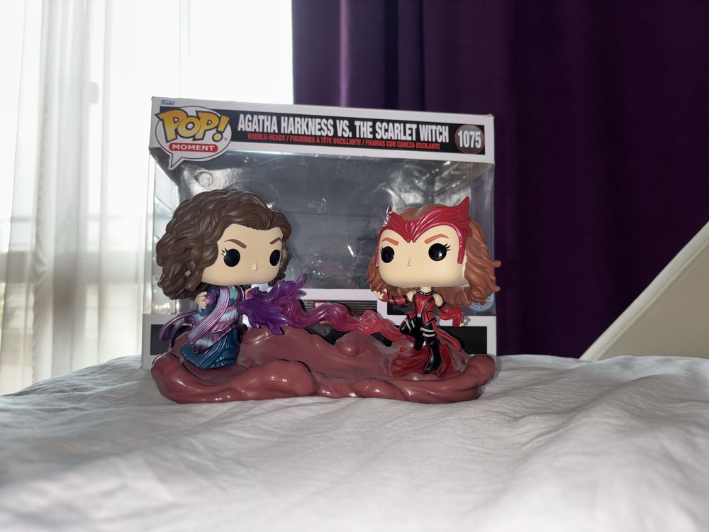 Scarlet Witch vs Agatha Harkness Wandavision Marvel funko pop figure