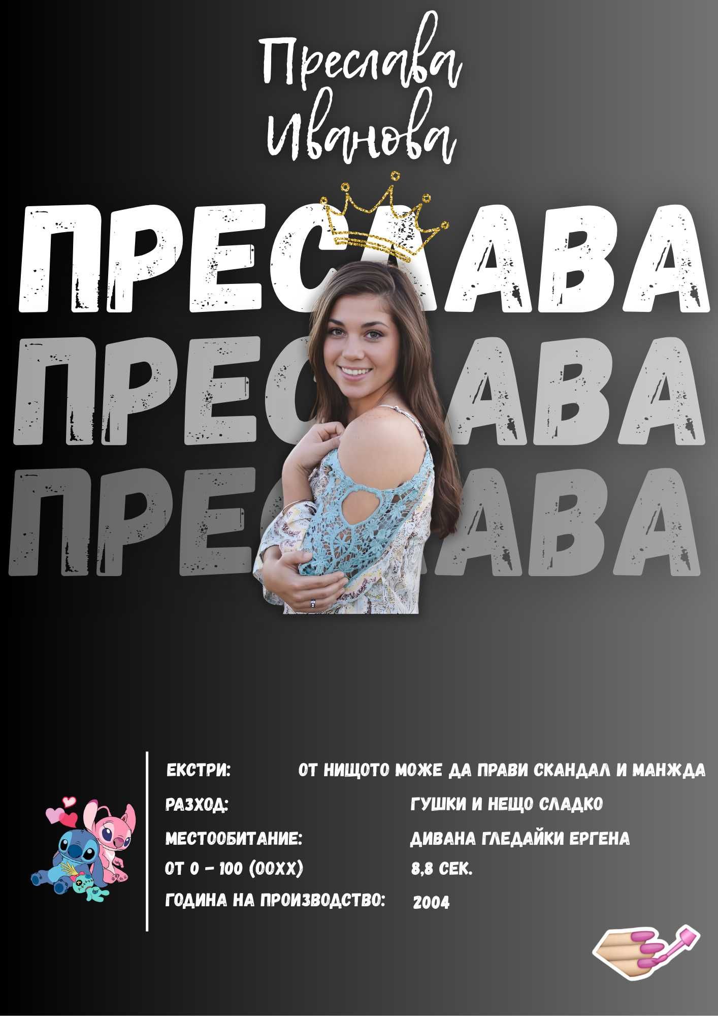 Персонализиран подаръчен постер