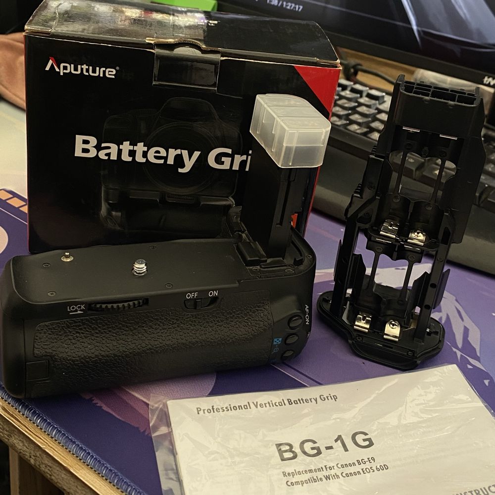 Canon 60d uchun battery grip