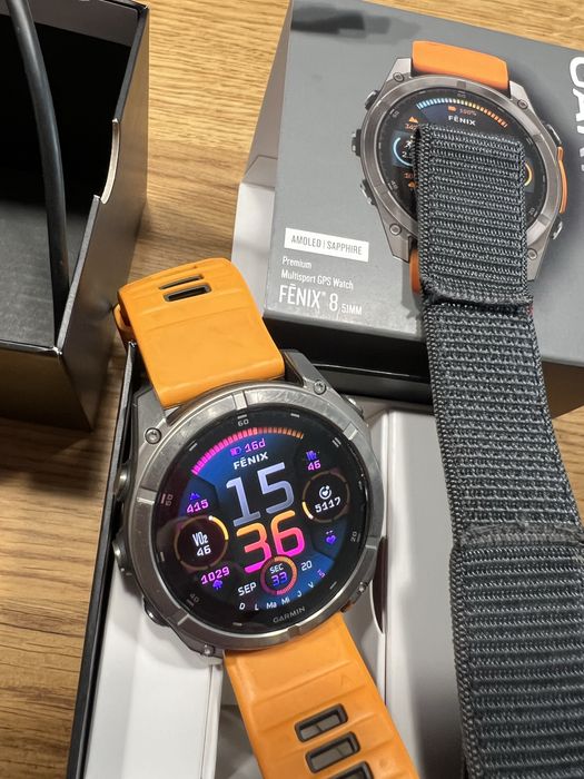 Garmin fenix 8 safir amoled 51 cm