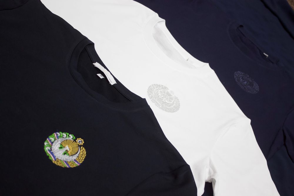 Футболка с гербом Узбекистана — стиль, качество и гордость страны