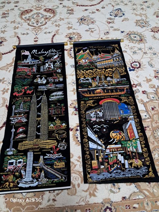 Панно из Тайланда и Малайзия.
