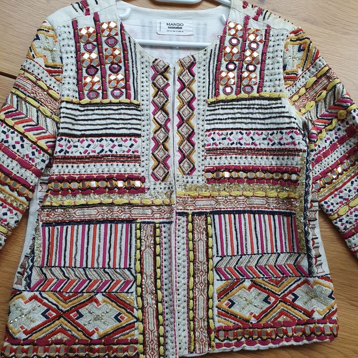 Sacou, model unicat, cu margele Mango, marimea M