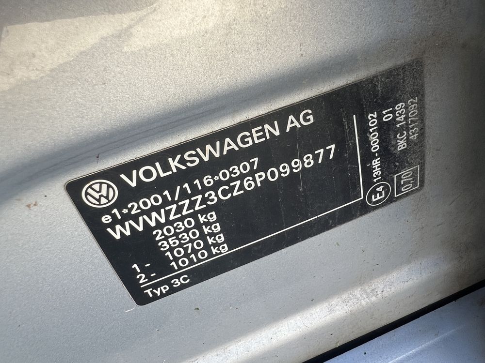Vand bara fata capota faruri usi haion motor BKC Vw Passat b6