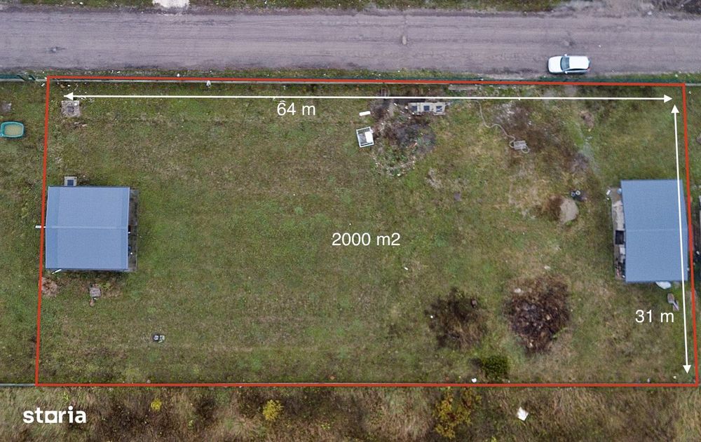 Propietar - Teren intravilan de 2000 m² (0,2 ha)