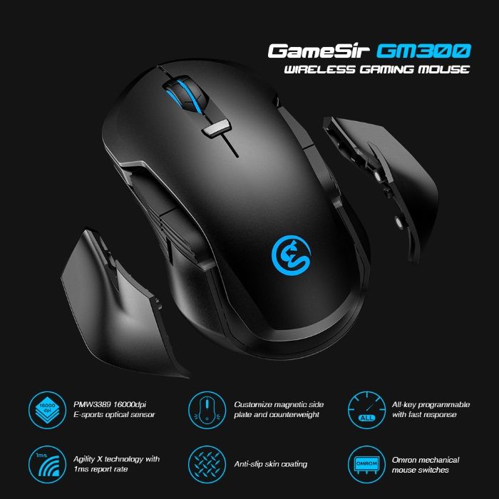 mouse gamer gamesir gm300 wireless