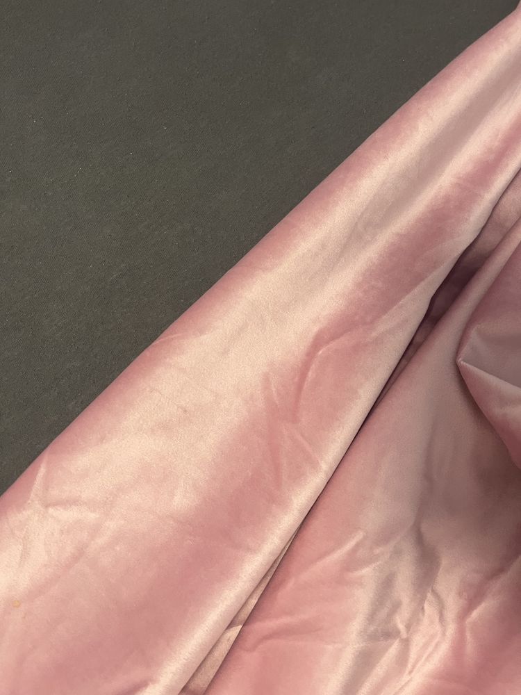 Draperii catifea roz pudra - 2 bucati