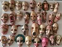 Arta Masti Sculptura Horror Gotic Gothic Handmade Face Cap Art Deco