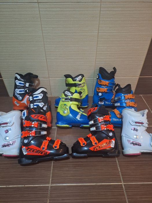 Schiuri 120cm elan maxx -clapari ski bete-set schi copii