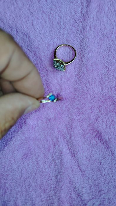 Брлянт калицо и синий алмаз калицо